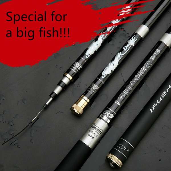 3.6M 4.5M 5.6M 6.3M 7.2M Carp Rod High Carbon Ultralight Super Hard Fishing Pole Fishing Rod Hand Pole Fishing Gear Taiwan Fish Stick Olta