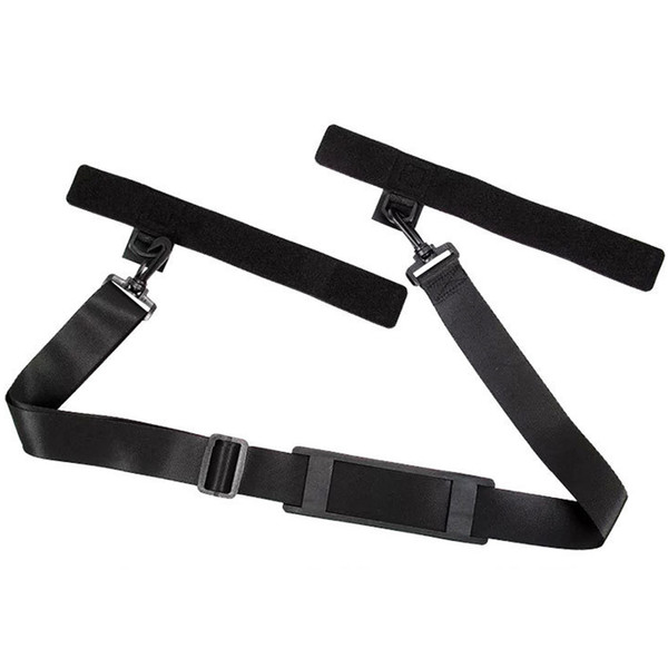 Shoulder Belt Black Outdoor Sling Band Tackle Carry Strap Adjustable Durable Fishing Rod Travel Holder Accessories Portable