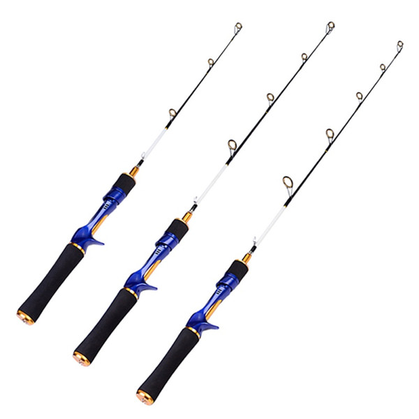 Winter Ice Fishing Rod Lightweight Fishing Rod Pole Portable Winter Portable Blue for Pesca 60/70/80cm1