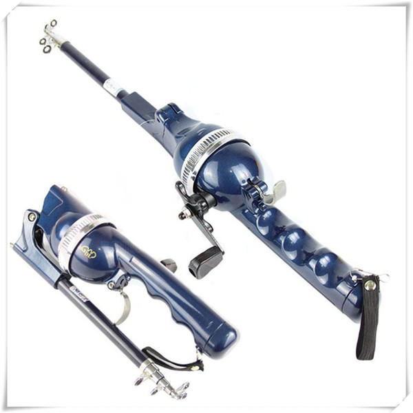 Outdoors Folding Mini Rod Fishing Rod Telescopic Stainless Steel Poles With Reel Line Hight Quality Portable Fishing Lure Rods