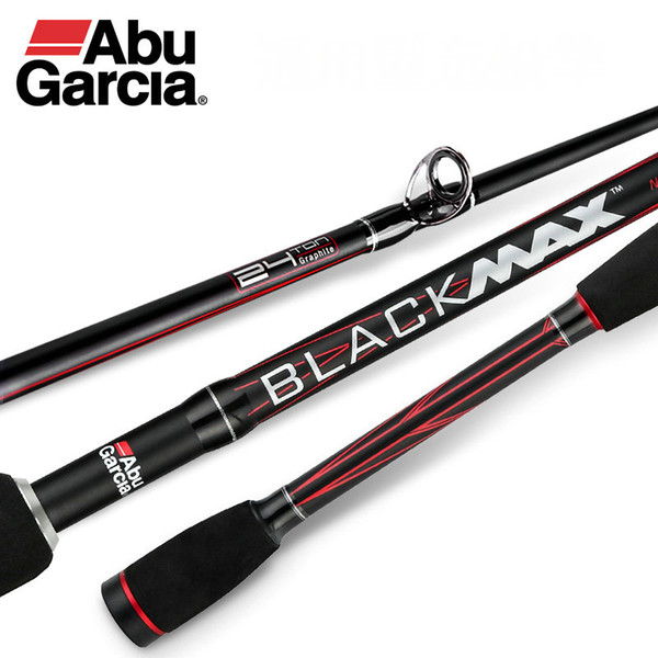 Original Abu Garcia Black Max BMAX Baitcasting Lure Fishing Rod 1.98m 2.13m 2.44m M Power Carbon Spinning Fishing Cane