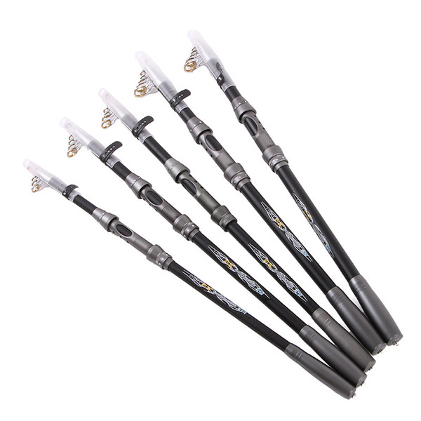 Rock fishing telescopic ultra-light Carbon Fiber Rods 2.1M 2.4M 2.7M 3.0M 3.6M Spinning Rod Freshwater Fishing rods