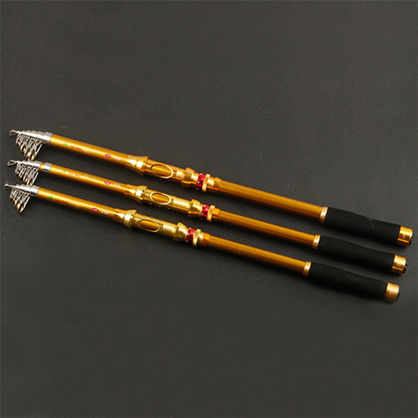 2.1M 2.4M 2.7M 3.0M 3.6M Portable Telescopic Fishing Rod Carbon Fiber Fishing Pole Travel Sea Spinning Fishing Rod Tackle