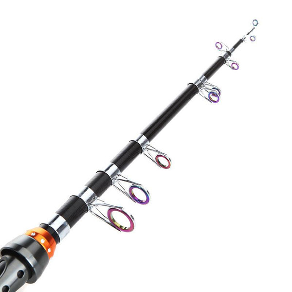 3.6M Telescopic Fishing Rod Carbon High Quality Carbon Fiber Carbon Spinning Sea Rod Fishing Tackle Tools # HW01045