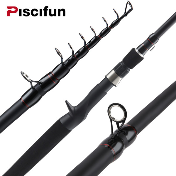 Carbon Fishing Rod Telescopic Casting Spinning Rod Portable Rod 1.8M 2.1M 2.4M 2.7M 3M 3.6M Fishing Tackle