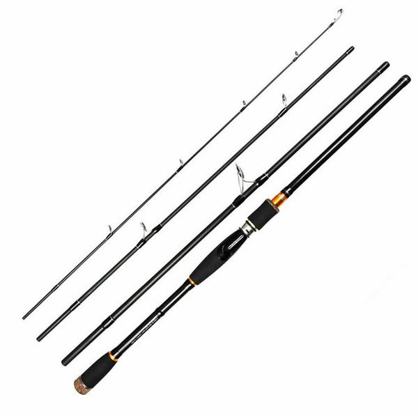 Portable Fishing Tackle Super-hard Tune High-carbon Spinning Long Shot Multi-Joint Lure Rod Sea Fishing Rod Fish Pole 2.4m-3.0m