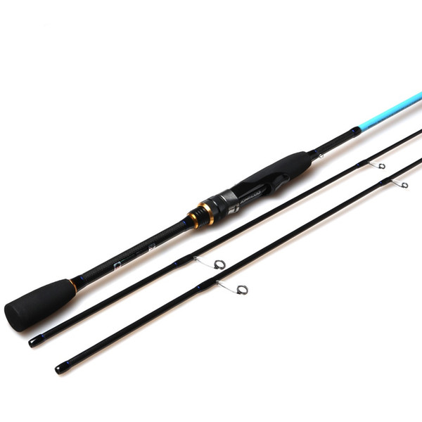 Spinning rod with 2 tips UL/L Really Fast Action Sensitive Solid tip for Trout Perch light weight 1-6g/2-10g Lure Fishing Rod