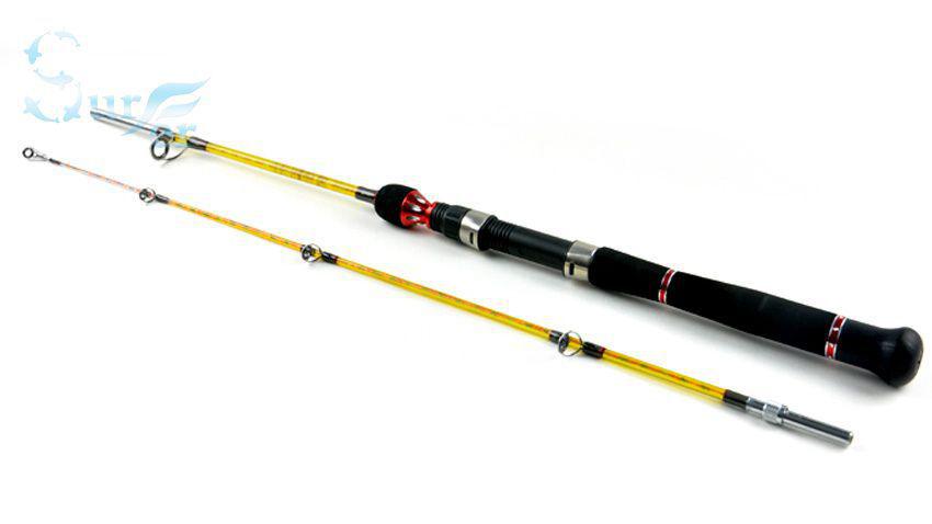 Wholesale-2.1m/Stout boat jigging trolling fishing rod FRP fod