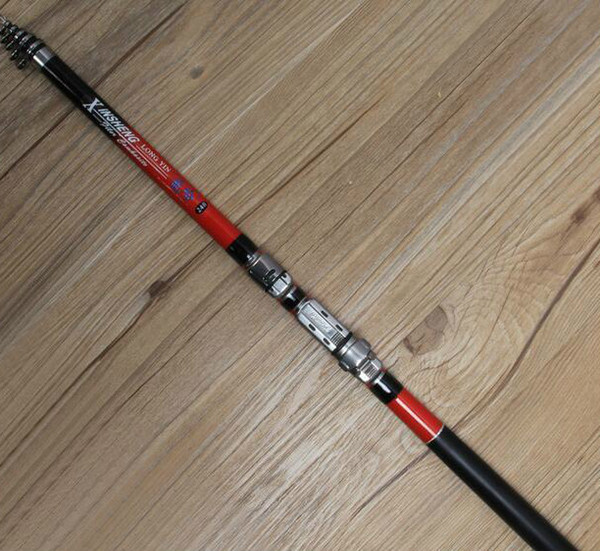 New 1.8M 2.1M 2.4M 2.7M 3.0M Telescopic Fishing Rod Spinning Fish Hand Tackle Sea Carbon Fiber Pole Portable