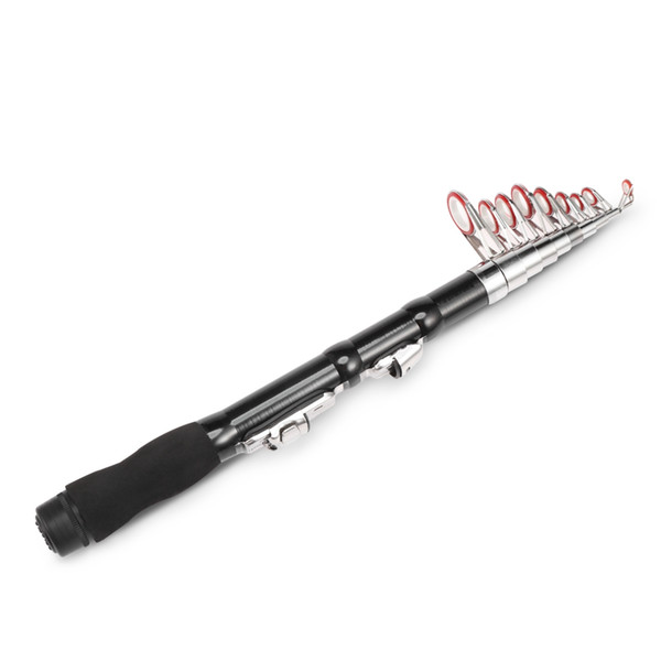 2.1m Mini Portable Retractable Fishing Rod Thrown Pole