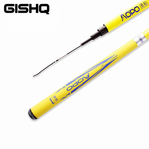 GISHQ Fishing rod Hand Pole Hard carbon high carbon fishing rod Tackle 2.7/3.6/4.5/5.4/6.3/7.2 Meters