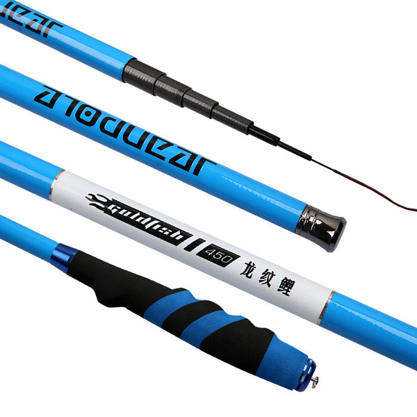 New Arrival Carbon Blue Light Tough 2/8 Fishing Rod 3.6-6.3m Durable Sea Rod Fishing Rods