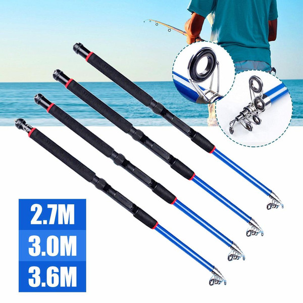 2.7-3.6m Glass Steel Fishing Rod Ultra-light Hand Fishing Tackle Lure Rod Lure Casting Sea Squid Tools