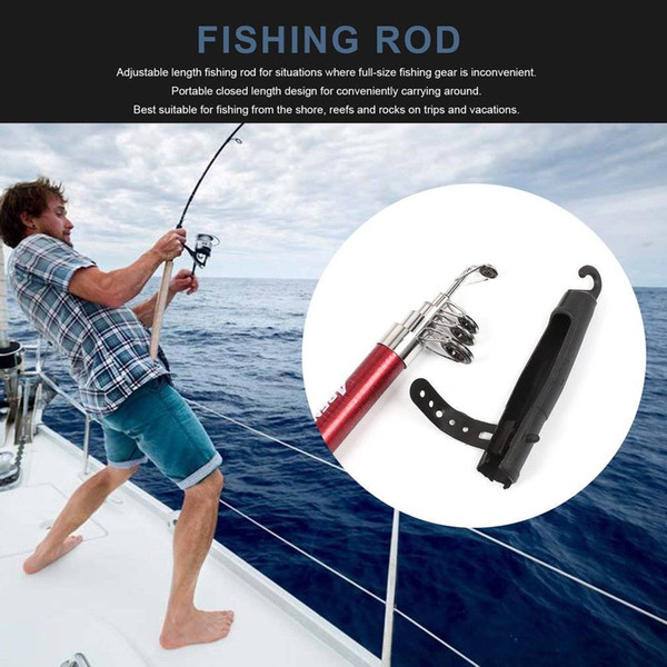 Outdoor Portable Fiberglass Sea Rod Telescopic Fishing Rod Pole Fishing Tackle lightweight Tool ideal gift for fishing enthusiasts