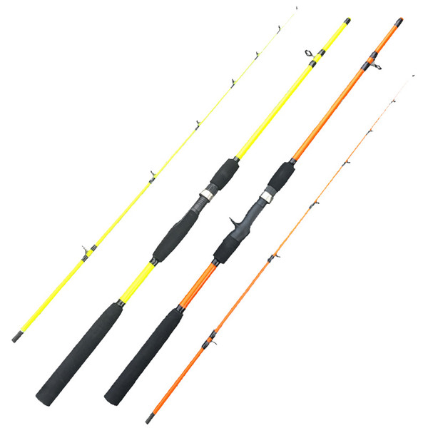 ice tream ultralight spinning telescopic fishing rod portable 2segments bait casting rod travel rod 1.6m bass squid rods