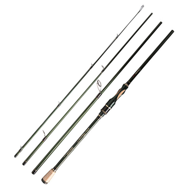 Newest ul carbon Spinning Rod 1.83m 2.1m 2.4m with 3 or 4 tips C.W 7-15g and spinning fishing rod ultra light spin china