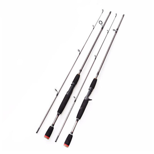 1.8m 2 Segments Fishing Rod M Power Line wt.6-15lb Lure wt.1/8-3/4oz Carbon Spinning Casting Lure Fishing Rod