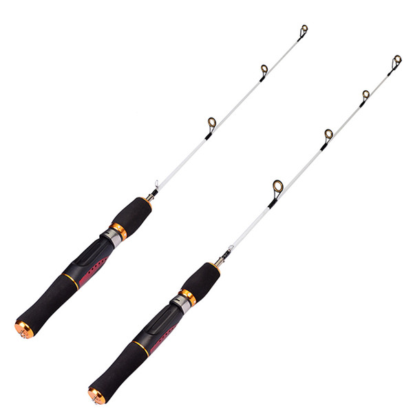 New Winter Fishing FRP Rods bass Reels 62.5CM 68.5CM Ice Fishing lure Rods Fly fishing rod