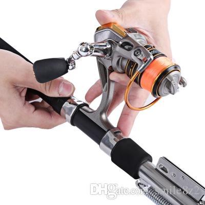 Adjustable Telescopic 1.8/2.1/2.4/2.7m Automatic Fishing Rod Sea River Lake Pool Fishing Pole Device Stainless Steel Field Cutting HOT +TB