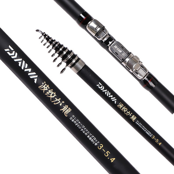 Wholesale-Sports  Fishing Rod Carbon 2.7/3.6/4.5/5.4/6.3M Long Shot Pole Light Carp Fishing  Rods Spinning Saltwater