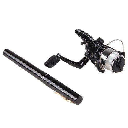 Wholesale- Mini black pen fishing rod kits