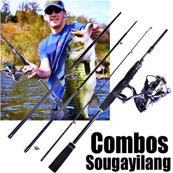 Spinning Fishing Rod Combos -Fuji O-ring Line Guides 24 Ton Carbon Fiber Spinning Fishing Pole with 13+1BB Reel