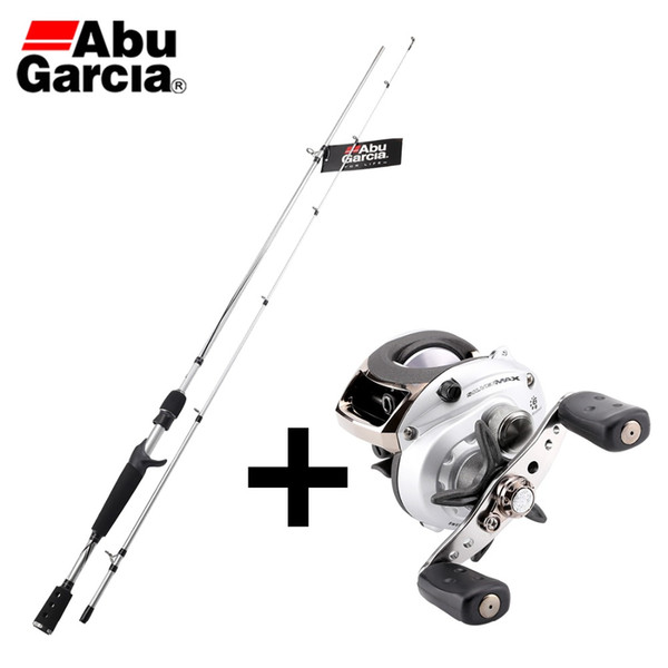 Wholesale- 2016 Original ABU GARCIA VENGEANCE II 1.98M M/ML Baitcasting Fishing Rod + SMAX2 6.4:1 Left Hand BaitCasting Fishing Reel Set