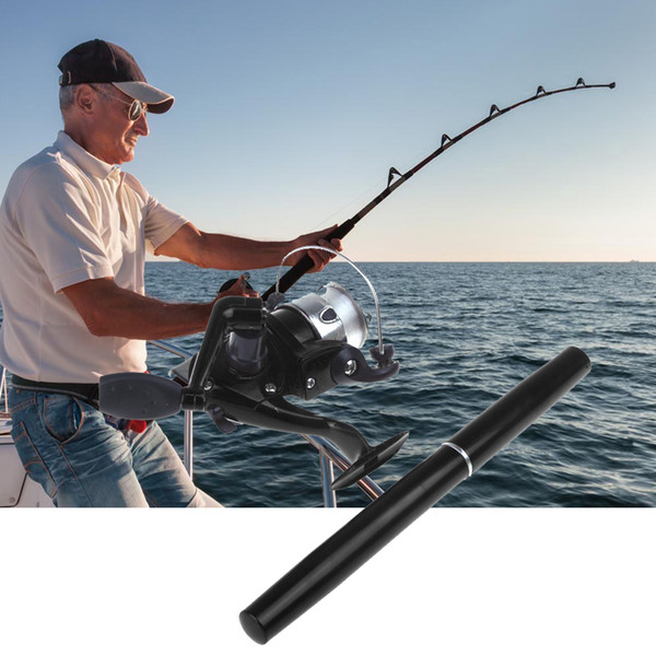 Pen sized Fishing Rod Combo Kit Ocean Boat Rod Reel Set With Fishing Line Fishing Gear Pesca