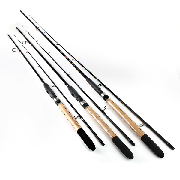 FISHKING Carbon 2 Section Soft Bait Lure 5-25G Lure Weight Spinning Rod 2.1m 2.4m 2.7m 20-60LB Line Weight Fishing Rod