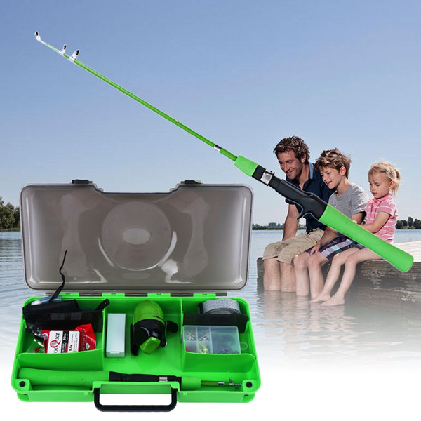 Children Lightweight Fishing Rod with Reel Combo Kit EVA Handle Fishing Tackle Rod Combo Set