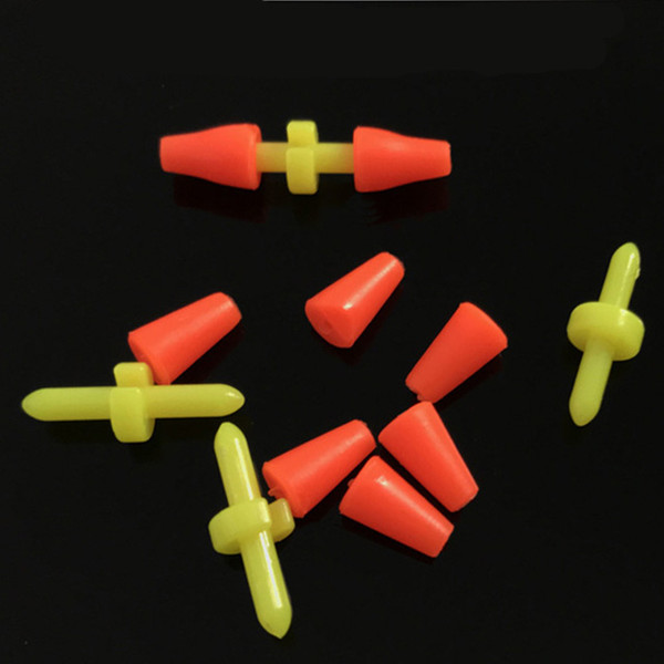 Rompin 10pcs/lot sea rock fishing stick float support prevent lost tip clip ocean fishing tackle accessories