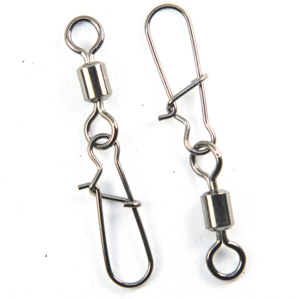 INFOF F2022 200pcs Bass fishing swivels Diamond Snap Hook Lure carp fishing tackle sea rock big game fishing connector