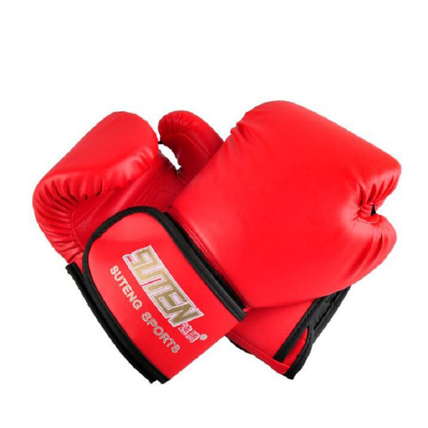 Wholesale PU Leather Sport Training Equipment Boxing Gloves Kick Boxing MMA Training Fighting Sandbag Gloves Sanda Mittens Free Shipping