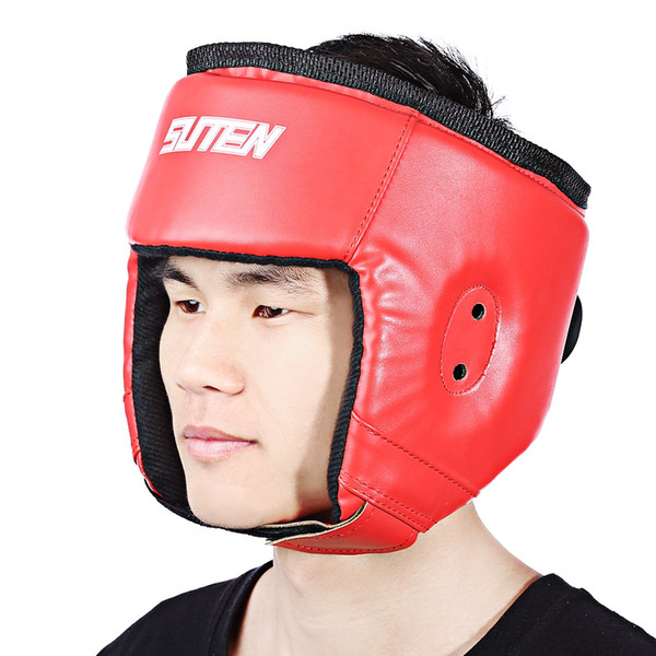 Head Guard Boxing Helmet Head Protector For Taekwondo Karate Tai Kickboxing Competition Training Boxing Helmet 2Colors