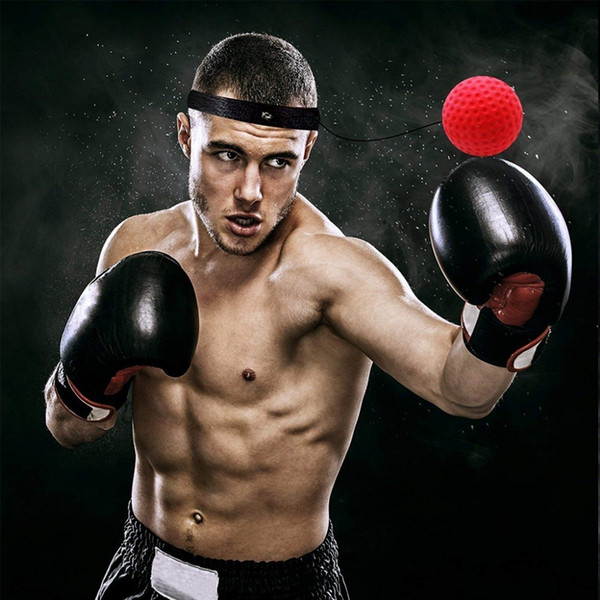 Kick Boxing Reflex Ball Head Band Fighting Speed Training Punch Ball Muay Tai MMA Exercise Equipment Sports Accessories