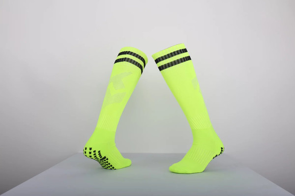 New Arrive Anti Slip Football Long Socks For Men Thick Towel Bottom In Tube Sport Soccer Adult's Knee High Socks Men's Non-slip Stockings