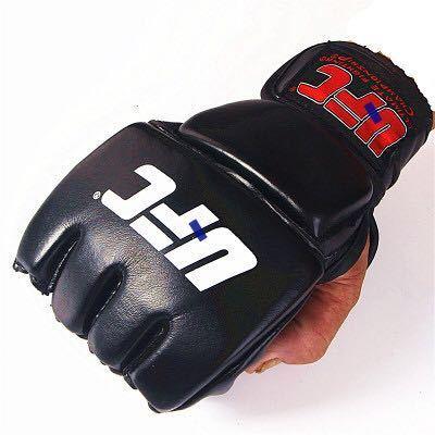 Extension wrist leather mma fighting Kick boxing gloves training taekwondo gloves