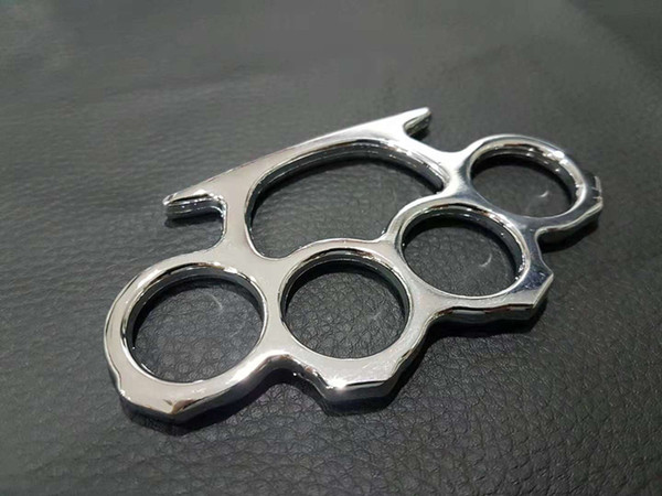 20PCS Silver Gold and Black Thin Steel Brass knuckle dusters Self defence Gear Free Shipping