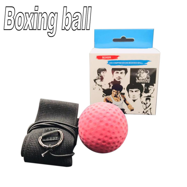 Boxing Reflex Speed Punching Ball Silicone Training Hand Eye Coordination with Headband Improve Reaction Muay Thai Exercise equipments