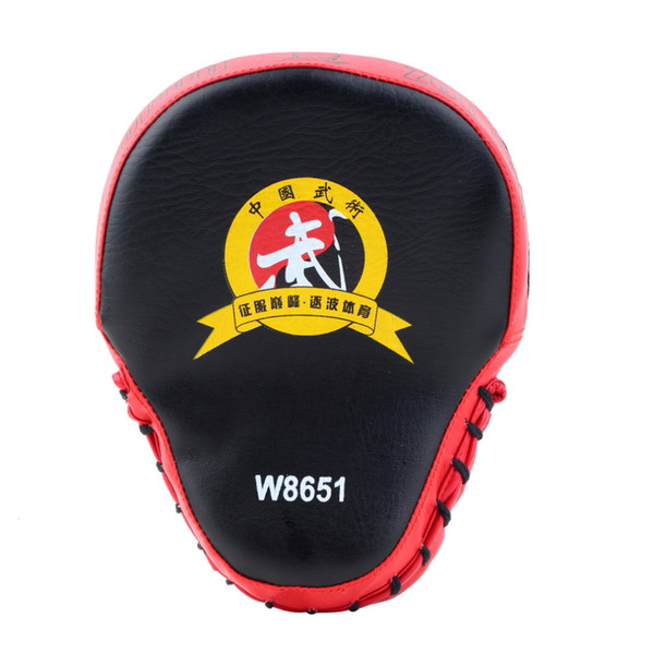 PU Leather Boxing Mitt MMA Training Target Focus Punch Pad Karate Muay Thai Taekwondo Sanda Kick Training Glove Pads 2Color