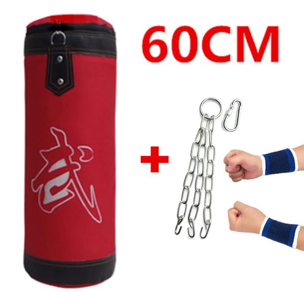 60cm Sandbag Empty Punching Bag Kids Boxing Bag Indoor Sports Earthbags Training Bagwork