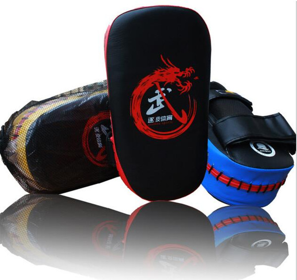 New 3 Colors Thai Kick Boxing Strike Curved Arm Pad MMA Focus Muay Punch Shield Mitt