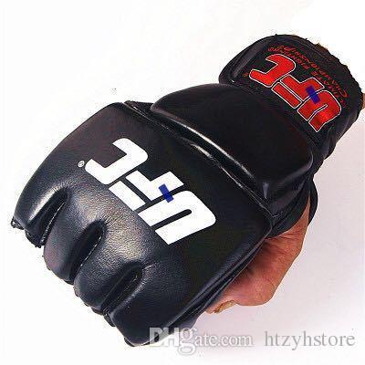 Extension wrist leather mma fighting Kick boxing gloves training taekwondo gloves