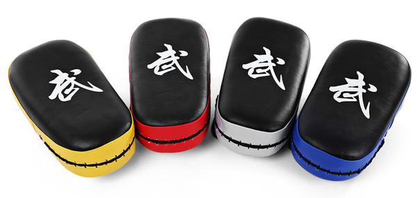 Square Taekwondo Boxing Pad Punching Bag Karate Sparring Muay Thai TKD Training Foot Target Gear PU leather Surface Foam 4colors