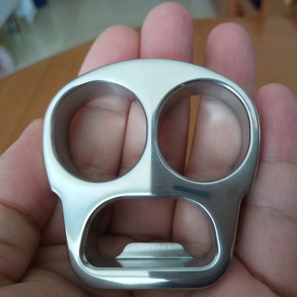 Stainless Steel EDC Handemade Tiger Finger / Punch / Knuckle Duster bottle opener 62mm*60mm*14mm Mirror Polished Surface Treatment 140g/pc