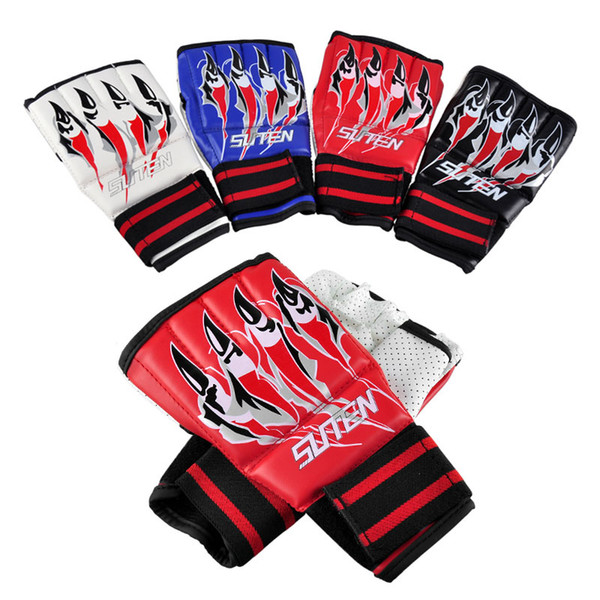 SUTEN Eagle Claw Gloves Upscale Sandbags Gloves Half Finger Gloves Unisex MMA Boxing Punching Glove SUTENG Fighting Glove 2501026