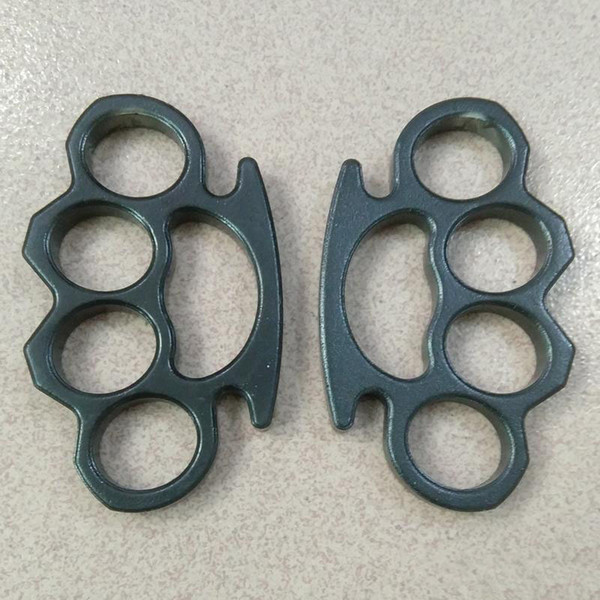 2pcs Large and Thickness 13mm steel brass knuckle duster thick heavy buckle hand Fitness Equipment Knuckles 2pcs