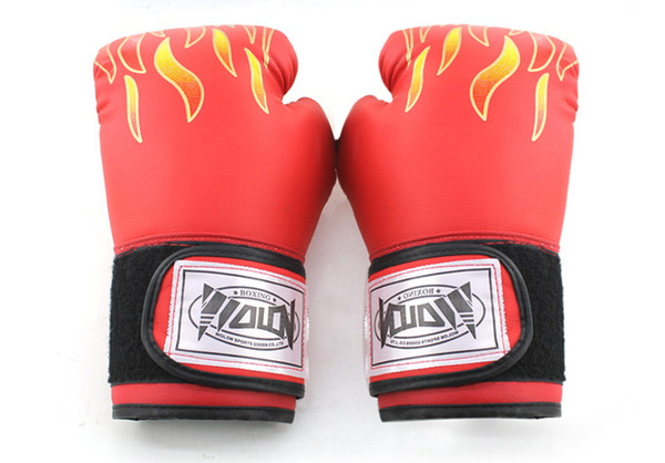 Flame Boxing Gloves One Pair Breathable PU Leather for Adult Productive Gear Assist Boxing and Sana Practice Fashion and Comfortable Gloves