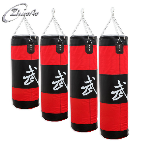 Hollow Boxing Sandbags Thicken Resistance To Fight Empty Sand Bag Oxford Cloth With Chain Training Punch Target Top Quality 32za4 B