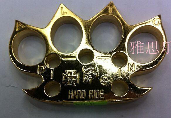 1pcs STEEL BRASS KNUCKLE DUSTERS Black Gold Silver new